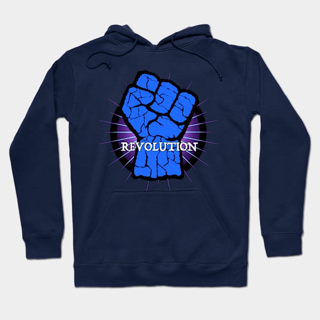 Revoltution! Hoodie by Dark Dad Dudz